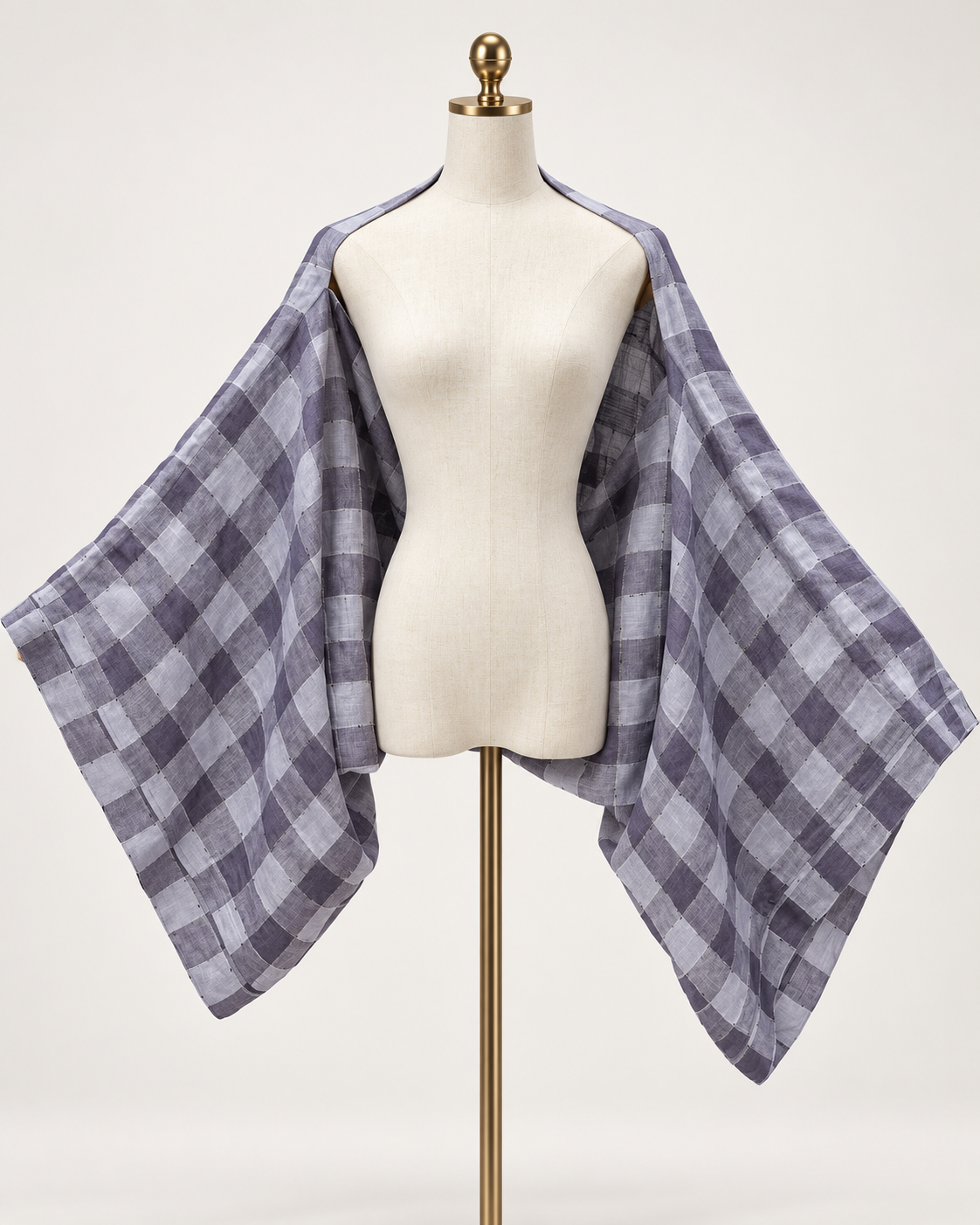 Bolero Jacket (Lavender Slate Check)