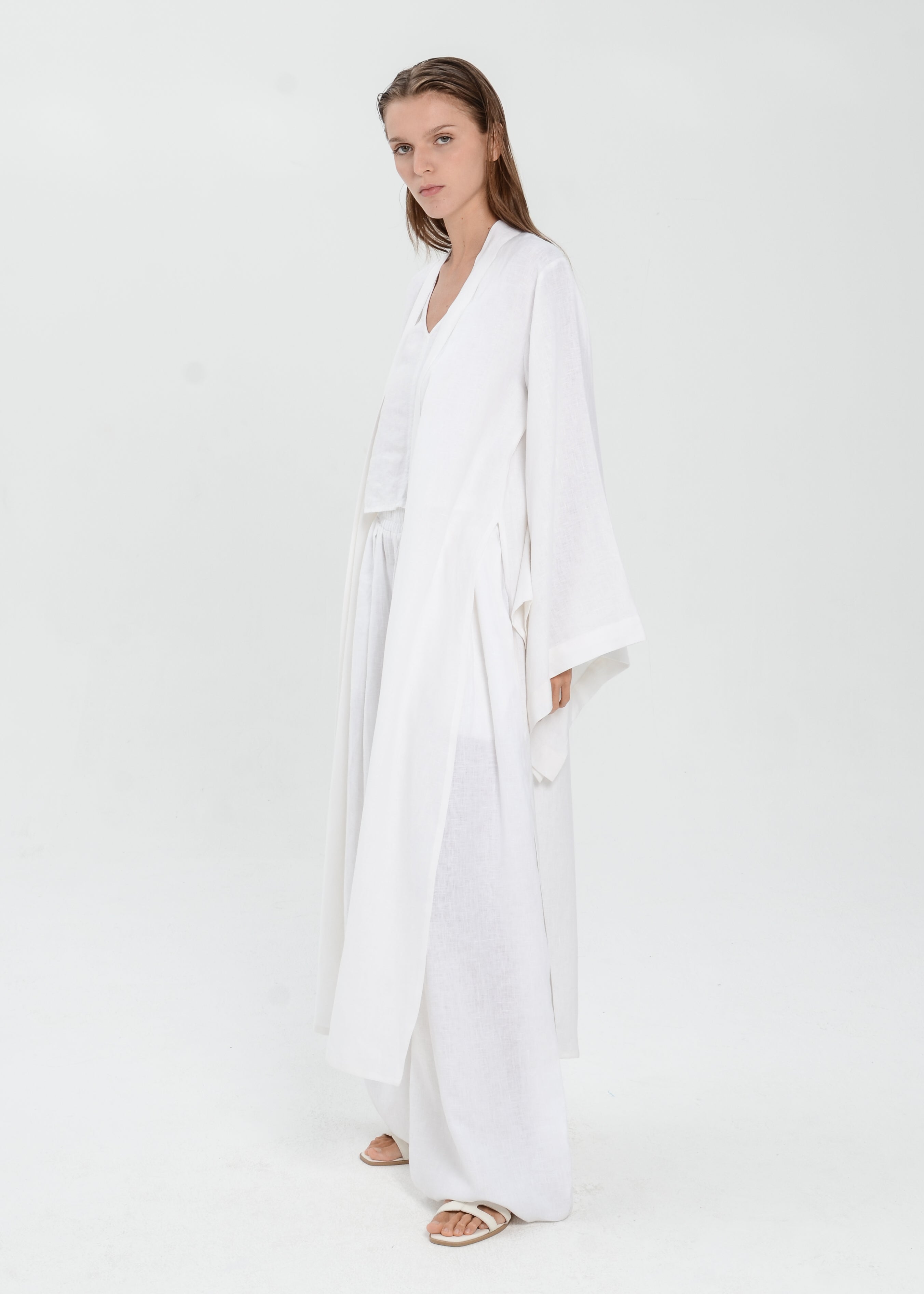 The Essence Linen Top - Batwing Abaya