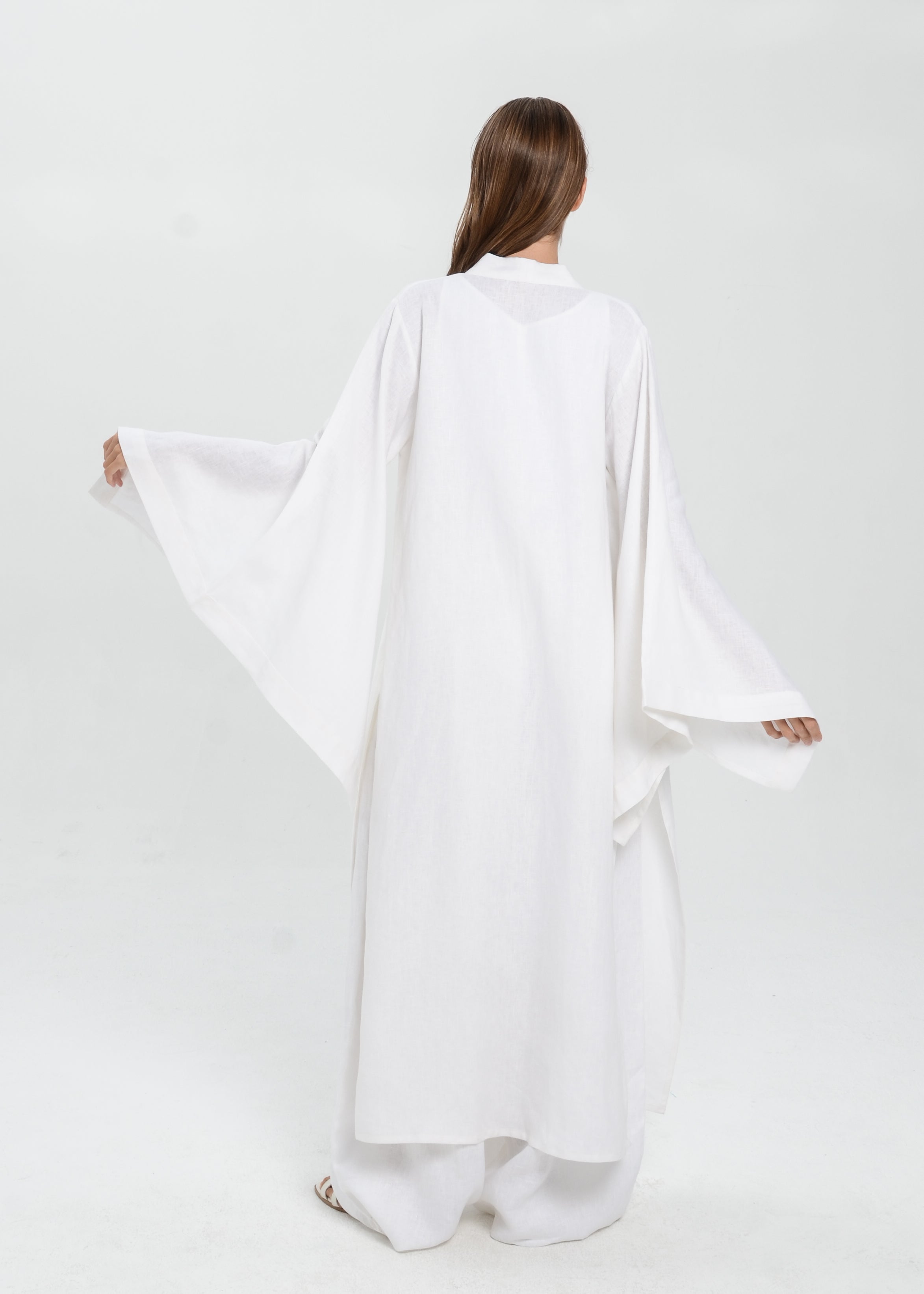 The Essence Linen Top - Batwing Abaya