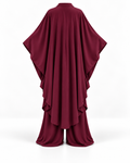 Lollipop Elan Kaftan Set (Burgundy)