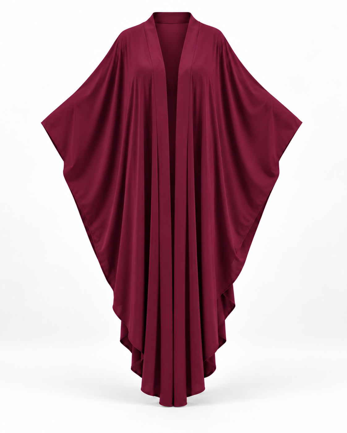 Lollipop Elan Kaftan Set (Burgundy)