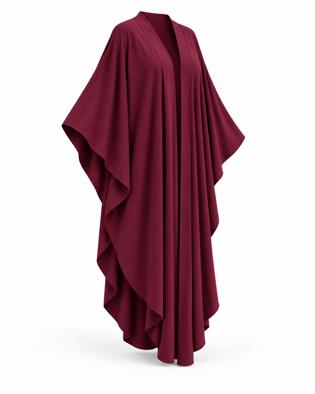 Lollipop Elan Kaftan Set (Burgundy)
