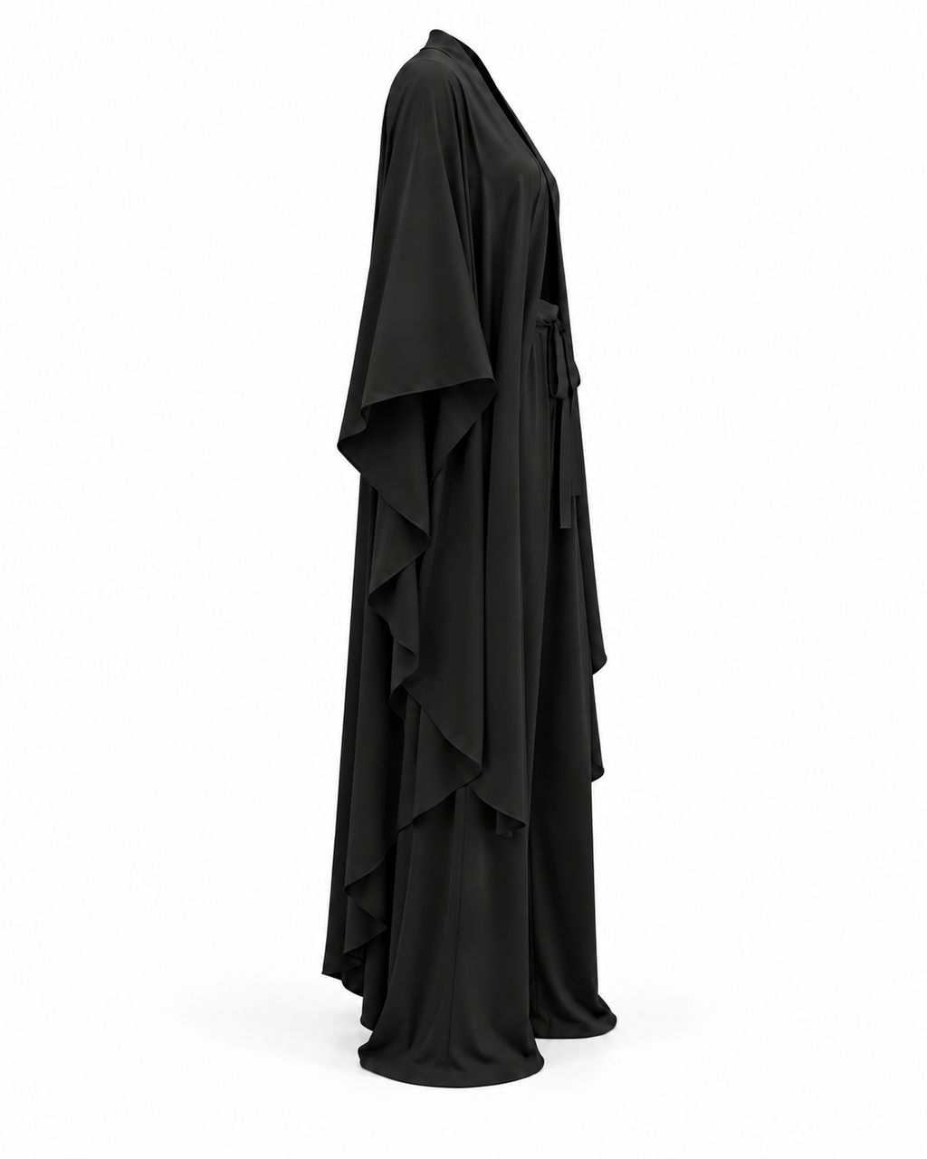 Lollipop Elan Kaftan Set (Black)