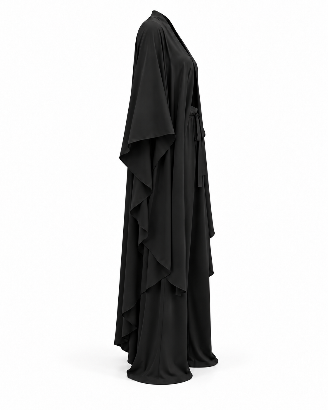 Lollipop Elan Kaftan Set (Black)
