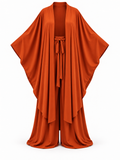 Lollipop Elan Kaftan Set (Burnt Orange)