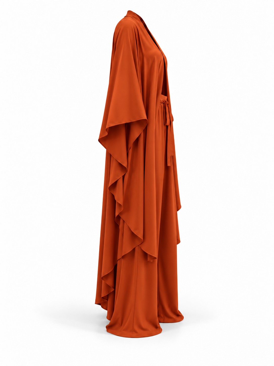 Lollipop Elan Kaftan Set (Burnt Orange)