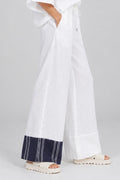 Nourah Trouser (Midnight Indigo Stripe Accent)