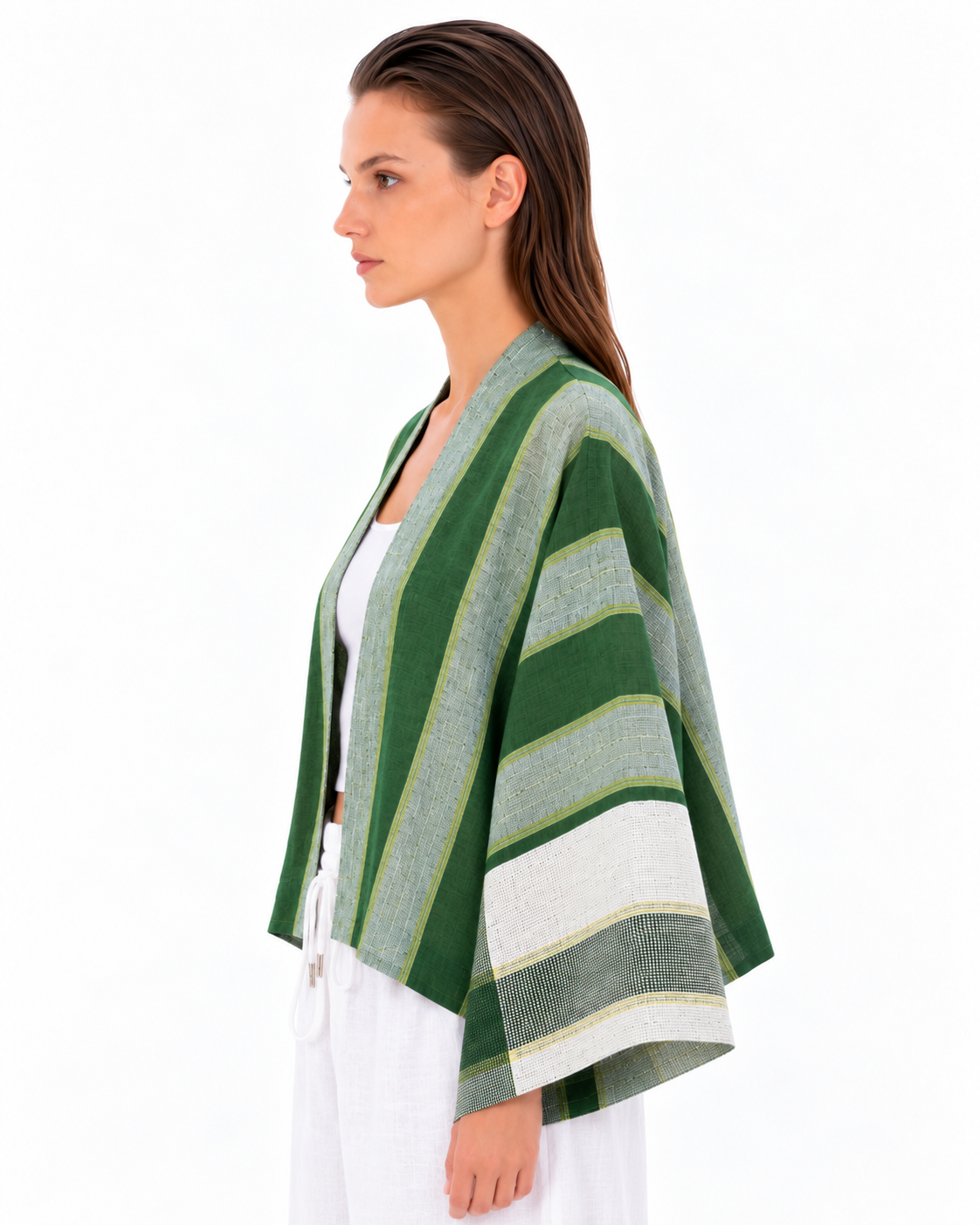 Sheera Blazer Jacket (Emerald Heritage Check)
