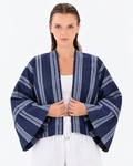 Sheera Blazer Jacket (Midnight Indigo Stripe)